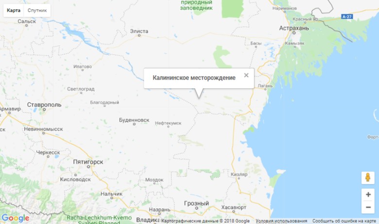 калининское карта