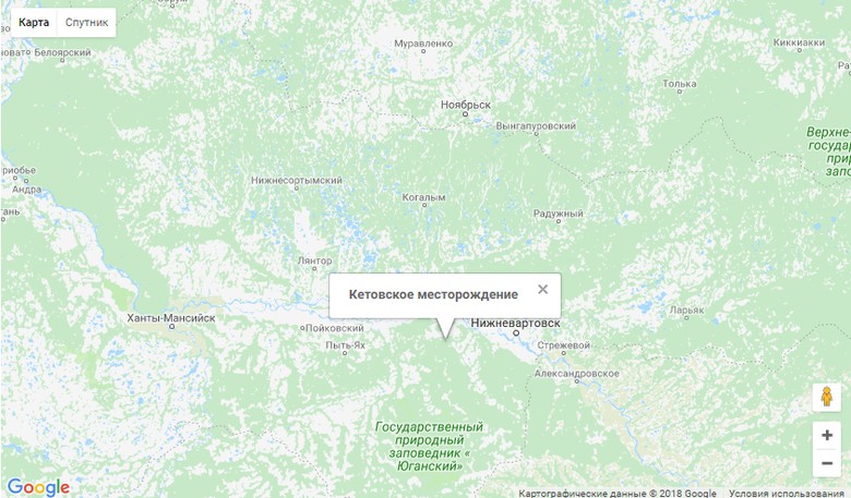 кетовское карта