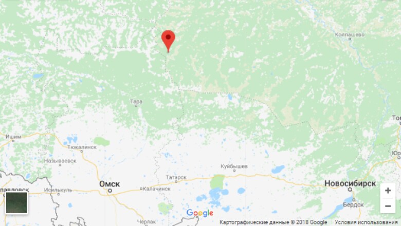 Крапивинское карта