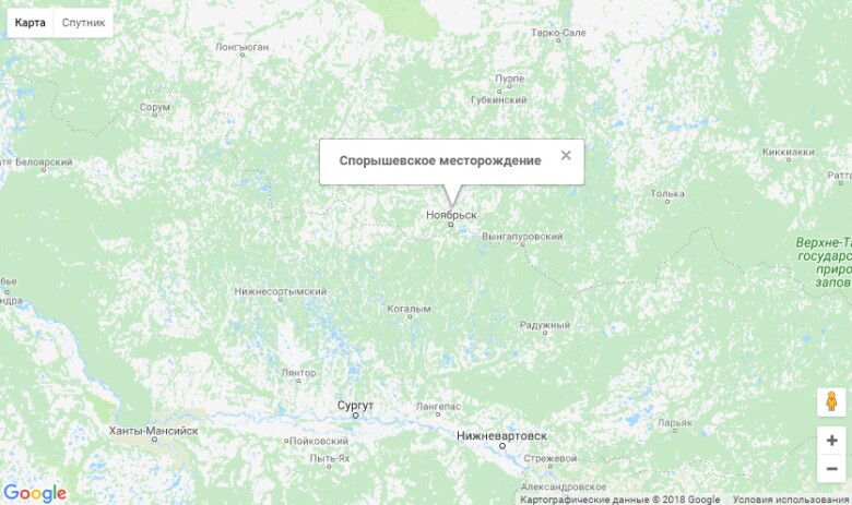 спорышевское карта
