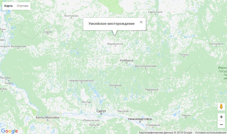 умсейское карта