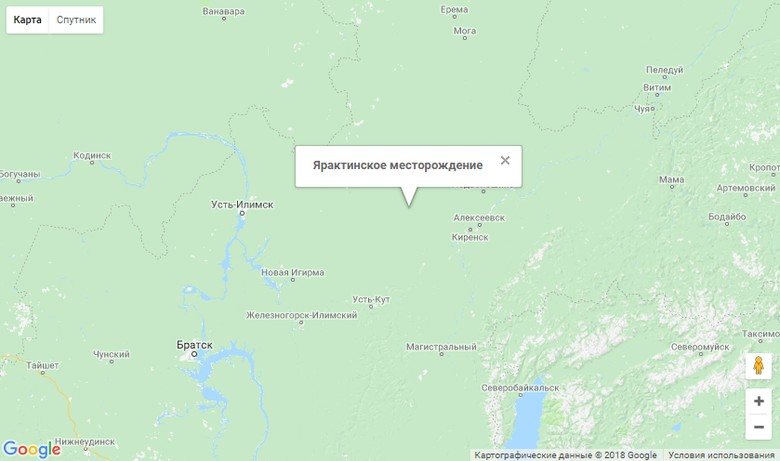 Усть кута на карте иркутской