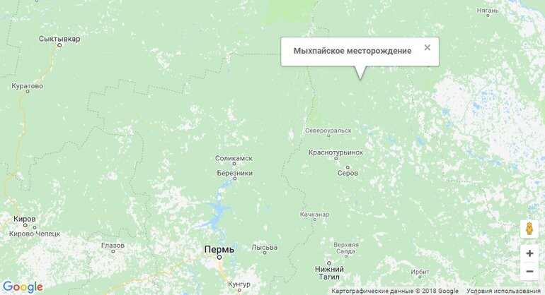 мыхпайское карта